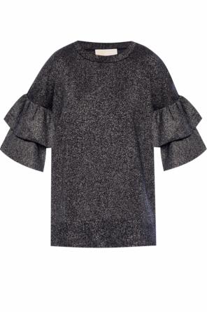 Glittered ruffled sweater, zdjęcie 1 Glittered ruffled sweater od Michael Kors